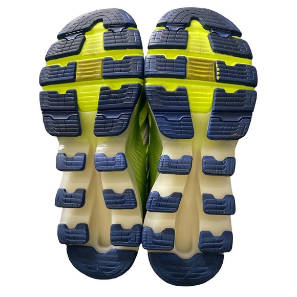 Adidas SpringBlade Women’s Size 4.5 Neón Green And Blue - Picture 6 of 7